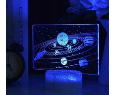 Creative Lampka Dziecięca Bajkowa Kosmos Galaktyka Prezent Nocna Kolorowa LED