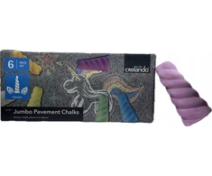 Crelando šaligatvio kreidelės – Unicorn Horn – 6 spalvos