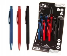 Cresco City automatinis rašiklis, 12 vnt. pakuotė