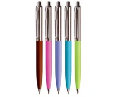 Cresco Reporter Pastel metalinis automatinis rašiklis, mėlynas, 1 mm