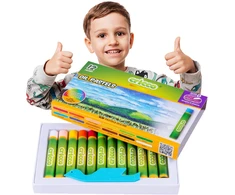 Cricco Aliejiniai Pasteliai 12 Spalvų - Aukštos Kokybės
