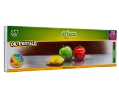 Cricco Aliejiniai Pasteliai, 24 Spalvos