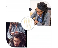 CROCHET DREADS PREMIUM ĮRANKIAI DREADS DREAD BRAID CROCHET