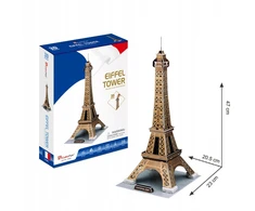 CubicFun Kubinis linksmas 3D galvosūkis Eifelio bokštas 01033 EIFELIO BOKŠTAS 39 vnt C044h