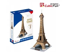 CubicFun Kubinis linksmas 3D galvosūkis Eifelio bokštas 01033 EIFELIO BOKŠTAS 39 vnt C044h