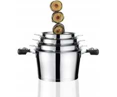 CUISINOX Nuimami puodų laikikliai Asana keptuvei 2 vnt. Bakelitas/plienas
