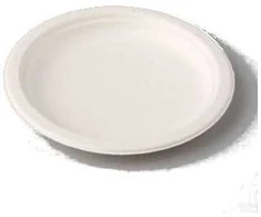 Cukranendrių pluošto lėkštės Bio Spino Ø18cm/10vnt. baltos