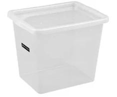 Daiktadėžė PLAST TEAM BASIC BOX, su dangčiu, 43 x 33 x h35 cm, 29 L