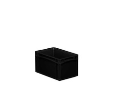 Daiktų laikymo dėžė Eurobox system 30x20xh17 cm, juoda, 7,2 l