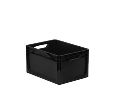 Daiktų laikymo dėžė Eurobox system 40x30xh22 cm, juoda, 20 l