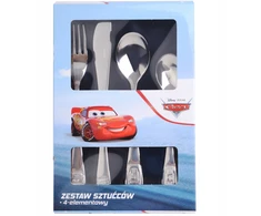 Dajar KOMPLEKTAS 4X VAIKŲ STALINIAI ĮRANKIAI DISNEY PIXAR AUTOMOBILIAI
