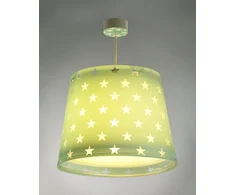 Dalber Lampa wisząca zwis sufitowa Zielona w Gwiazdki sta