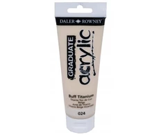 Daler-Rowney graduate acrylic 120ml buff titanium