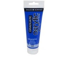 Daler Rowney Graduate akriliniai dažai, 120 ml, Ultramarine