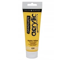 Daler Rowney Graduate akriliniai dažai, 120 ml, Neapolio geltonos