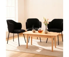 DALIA minkšta velvetinė aksominė kėdė JUMIhome valgomajam LIVING ROOM