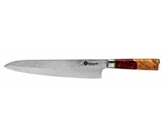 Damasko plieno peilis Kamazaki Gyuto KZI203KN, 24 cm
