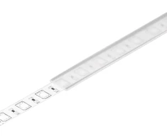 Bikuva.lt LED juostos profilio dangtelis A, matinis, 3m