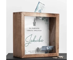 Danhoss Personalizowana Skarbonka Na Chrzest Prezent na Chrzciny Dla Chłopca