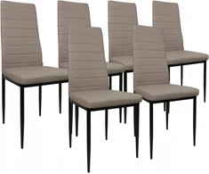 Dankor Design 6 KĖDĖS Gamintojas kapučino virtuvės svetainė glamour palėpės komfortas apmuštas