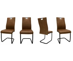 Dankor Design DankorDesign TRIS kėdė, konjakas, SVETAINEI, VALGOMAI, MODERNAUS GLAMOUR