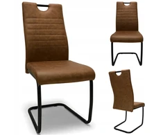 Dankor Design DankorDesign TRIS kėdė, konjakas, SVETAINEI, VALGOMAI, MODERNAUS GLAMOUR