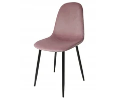 Dankor Design dsw veliūrinė kėdė, purvinai rožinė, juoda