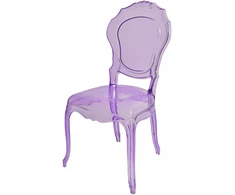 Dankor Design GLAMOUR kėdė, polikarbonatas, skaidri violetinė
