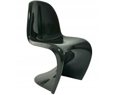 Dankor Design Panton kėdė, juoda GLOSS