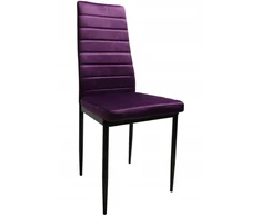 Dankor Design Veliūrinė violetinė kėdė Elegancija ir komfortas žavinga moderni svetainė HIT