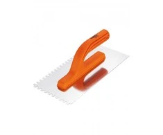 Dantyta mentelė NEO 50-204, 270x125mm, 6x6x6mm, plastikinė rankena