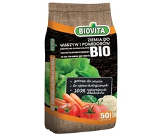 Daržovių ir pomidorų dirvožemis 50l BIO BIOVITA