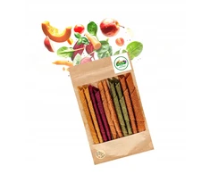 Daržovių užkandžiai Daržovių suktinukai Ecosnacks MIX 5 skoniai 100g a Must Hav