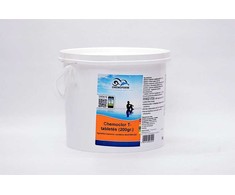 Daugiafunkcinis preaparatas 200g tabletėmis (lėtas chloras, flokuliantas, algicidas), 5kg