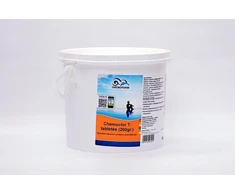 Daugiafunkcinis preaparatas 200g tabletėmis (lėtas chloras, flokuliantas, algicidas), 5kg