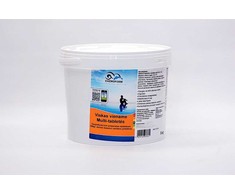 Daugiafunkcinis preaparatas 200g tabletėmis (lėtas chloras, flokuliantas, algicidas), 5kg