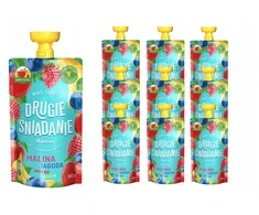 Dawtona vaisių putėsiai aviečių mėlynių obuolių-bananų 100 g 10 vnt