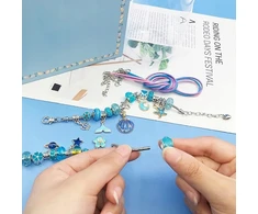 Daza Kids DIDELIS RINKINYS XXL CHARMS KAROLIAI DĖŽUTĖ APYRANKĖS KORJALAI VAIKAMS