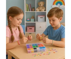 Daza Kids GUMĖS APYRANKĖMS GAMINT DIDELIS XXL 6800 ELEMENTŲ RINKINYS VAIKAMS
