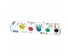 *Dažai 6sp piešti pirštais 40ml 31206 MILAN/12