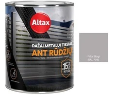 Dažai metalui ALTAX, pilka, blizgi, RAL 7040, 0,75 l,