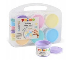 Dažai piešimui pirštais Primo, 6 spalv. x 100 g