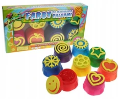 Dažai pirštukams 8 vnt 25 ml Titanum