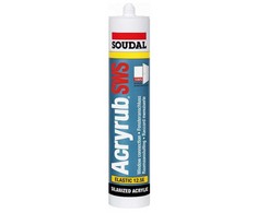 Soudal Acryrub SWS 310ml-dažomas hermetikas