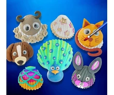 DAŽYMAI DIDELĖS RINKINĖS SKELBĖS DAŽAI MODELIN GLITTER DIY