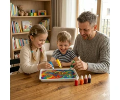DAŽYMAS ANT VANDENS PAPILDYMO RINKINYS 12 SPALVŲ 10ML VANDENS DAŽYMAS