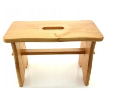 DAŽYTA ALDER STOOL RYCZKA WOODEN STOOL virtuvinė platforminė taburetė FSC
