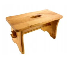 DAŽYTA ALDER STOOL RYCZKA WOODEN STOOL virtuvinė platforminė taburetė FSC