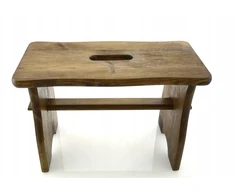 DAŽYTA Ąžuolo taburetė RYCZKA WOODEN STOOL virtuvės platforma zydel FSC