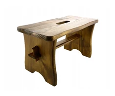 DAŽYTA Ąžuolo taburetė RYCZKA WOODEN STOOL virtuvės platforma zydel FSC